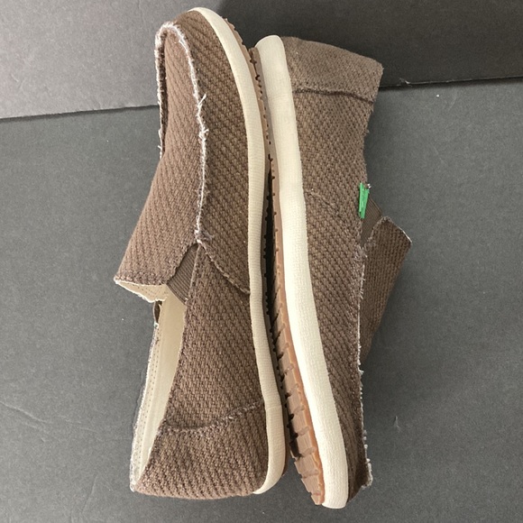 2 for $30 SANUK Shoes Rounder Hobo Mesh Men's Slip on Shoes Brown Men’s Size 8 - Picture 8 of 9